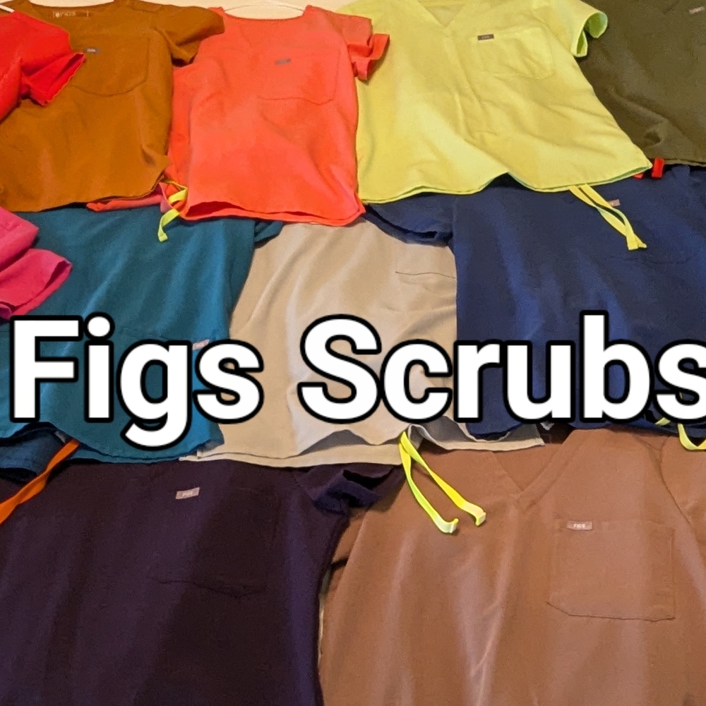 ❤️🧡💛Colorful Figs Scrubs Collection💚💙💜